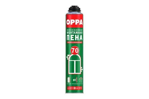 Пена монтажная профессиональная всесезонная OPPA , 850 мл 